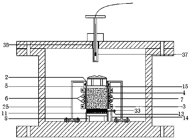 Test device and method for corrosion degradation of concrete panels under complex actions