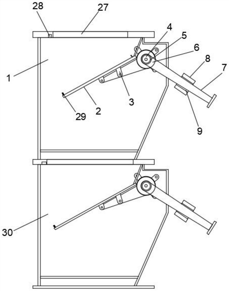 Gravity locking valve for dust collection of boiler