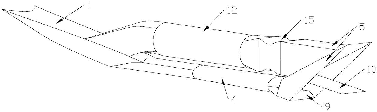 A design method of a turbofan ramjet combined engine with an external culvert and a built-in rocket