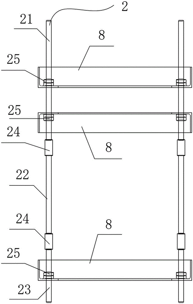 Support platform utilizing bay window to construct and construction method of bay window