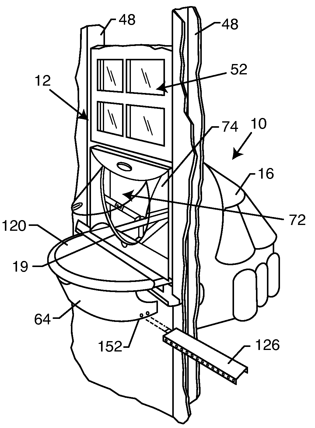 Window mounted pet habitat