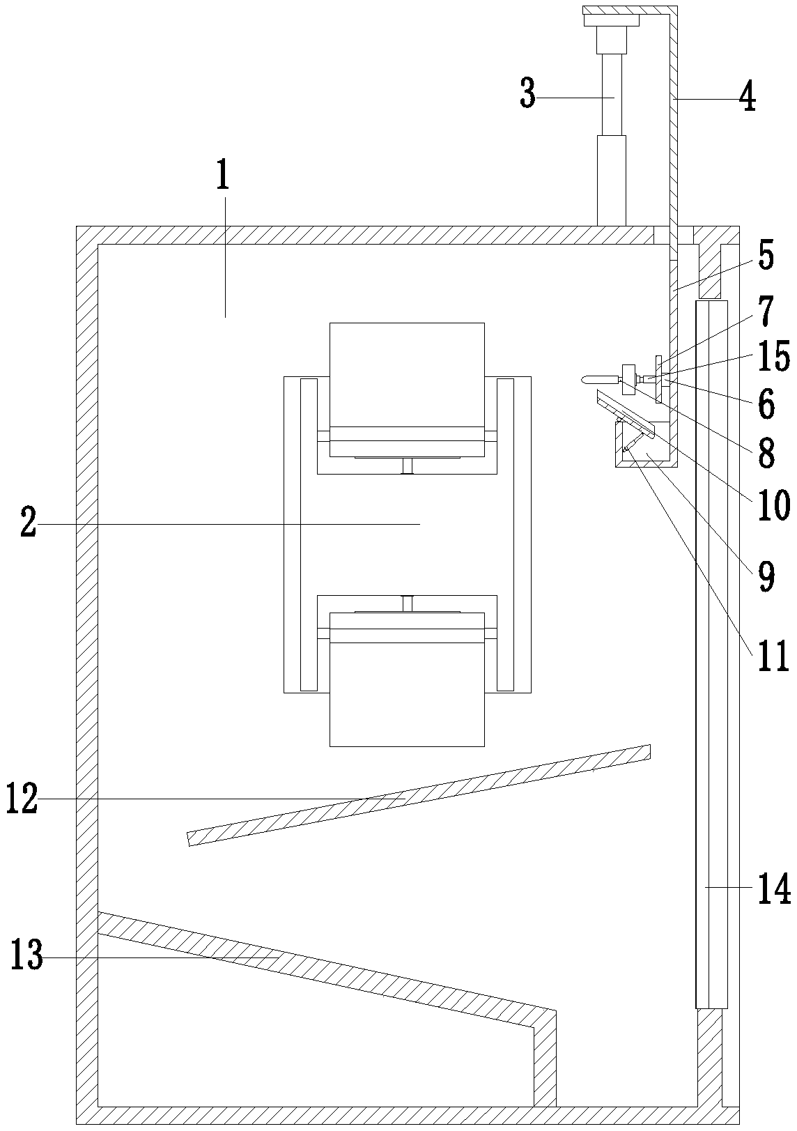 A laser printer selenium drum automatic disassembly tool