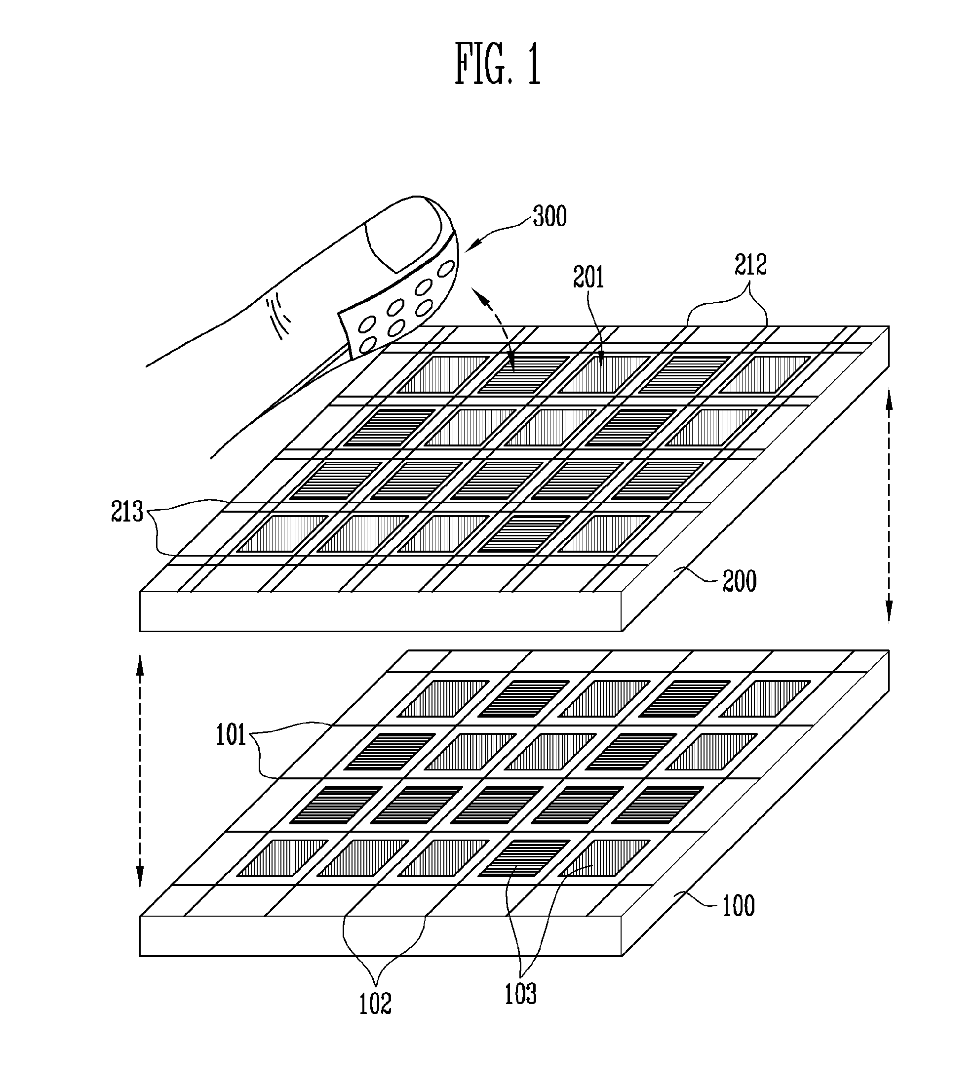 Tactile and visual display device