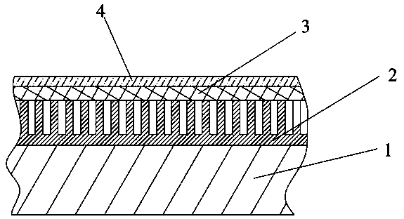 Nano-zinc-oxide temperature sensor and manufacturing process thereof