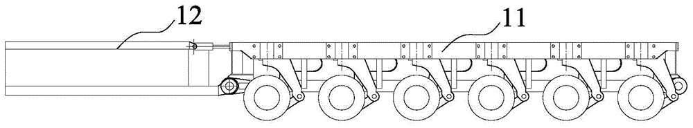 Translation locating device and method for annular block of hull