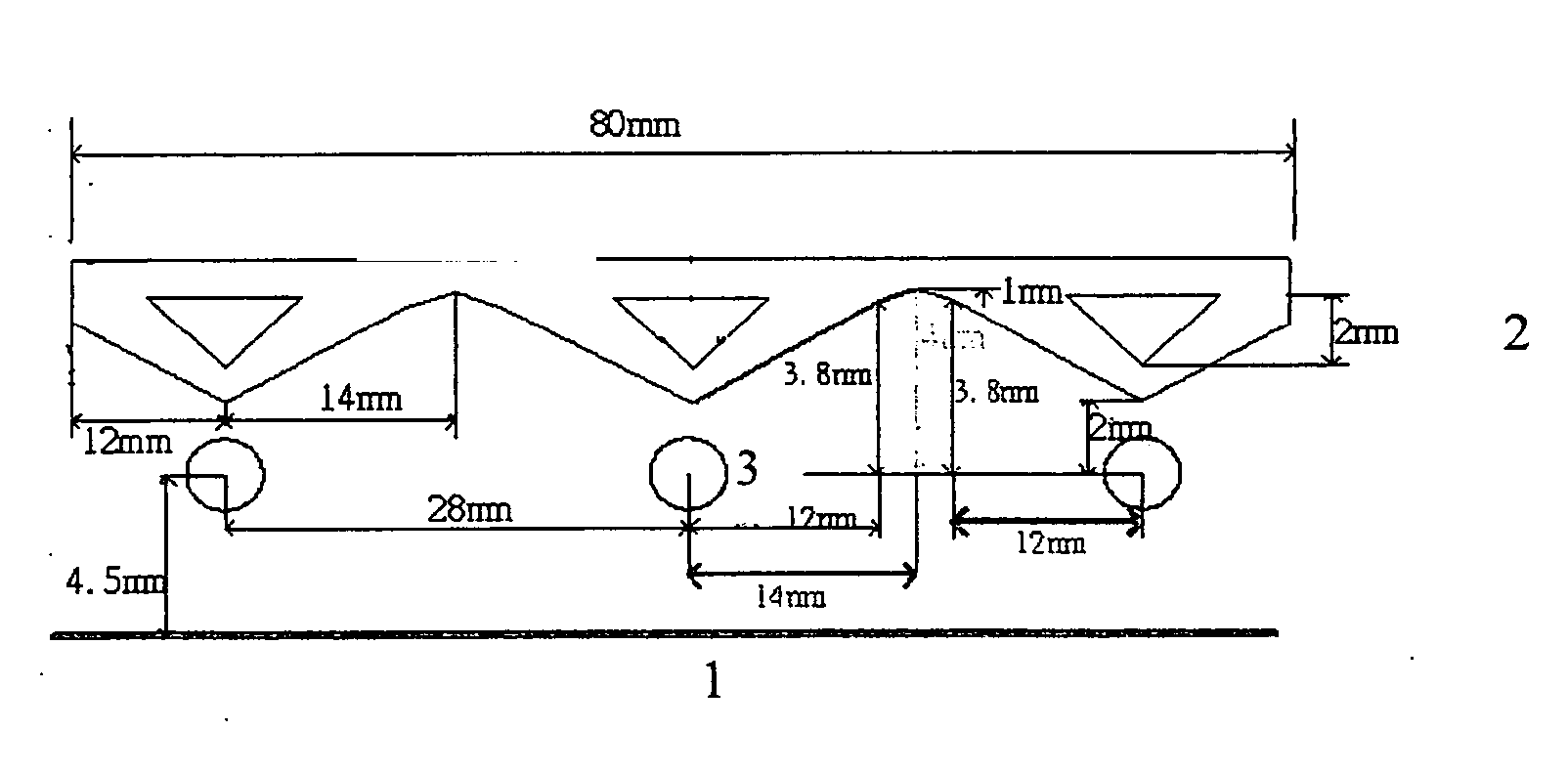 Bottom lighting backlight module having uniform illumination and process for manufacturing the same