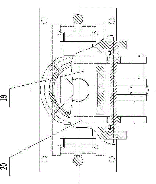 Integrated drill stem clamping and mounting-dismounting device for core drilling machine