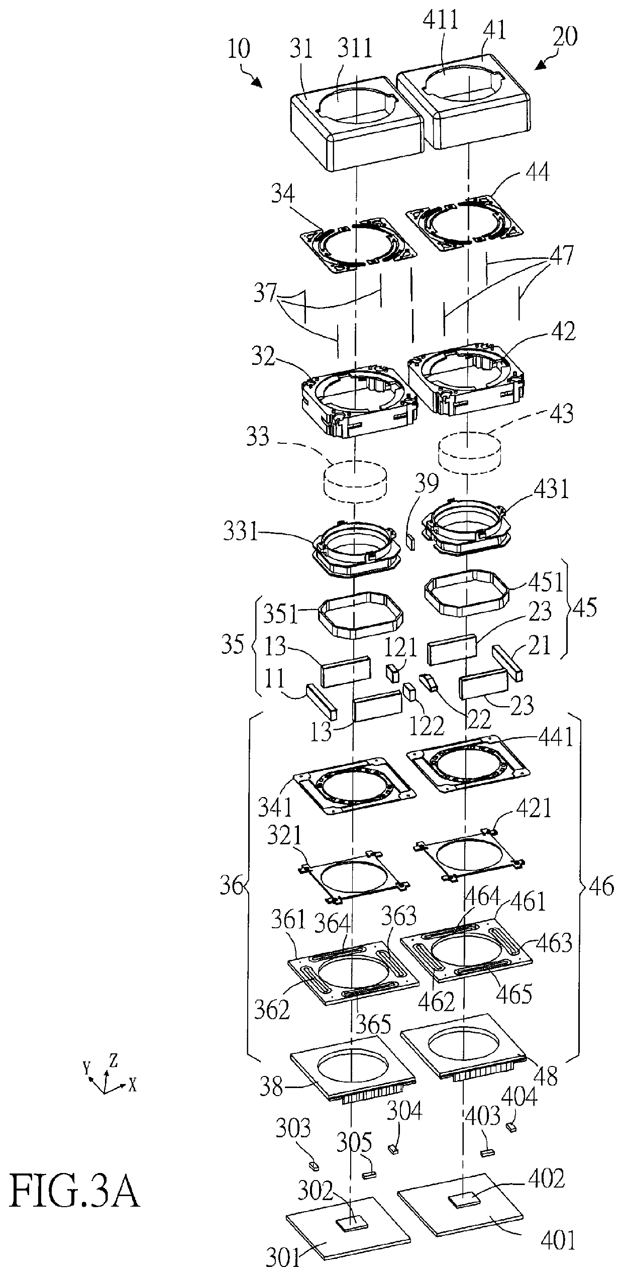 Multi-lens camera module