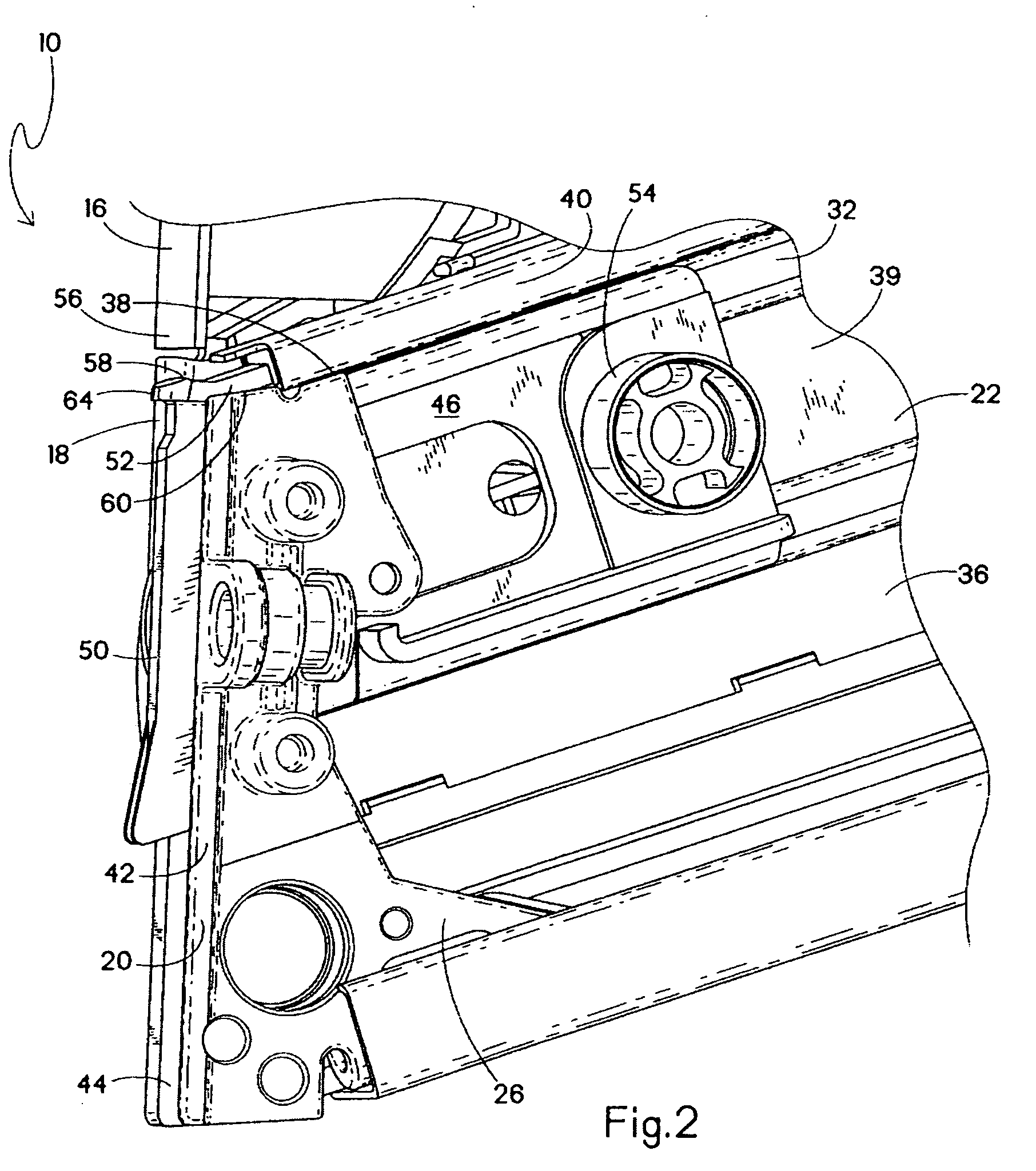 Power nailer with driver blade blocking mechanism magazine