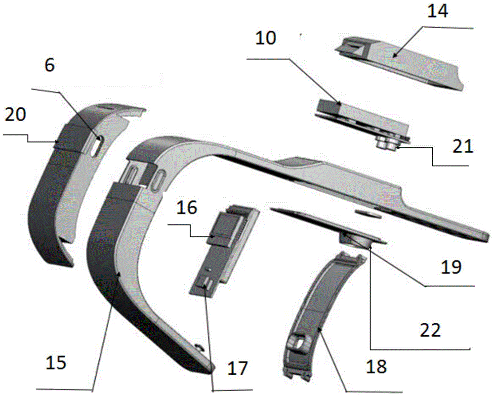 APP-set bracelet type optical photon radial artery detection and treatment all-in-one device