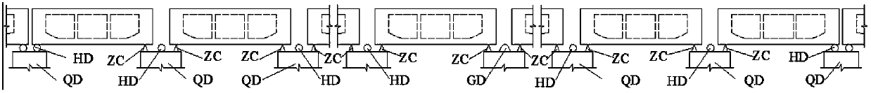 Realization method of seamless rail for straddle-type monorail transportation