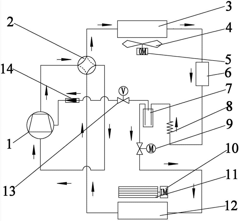 Heat pump type air conditioning device