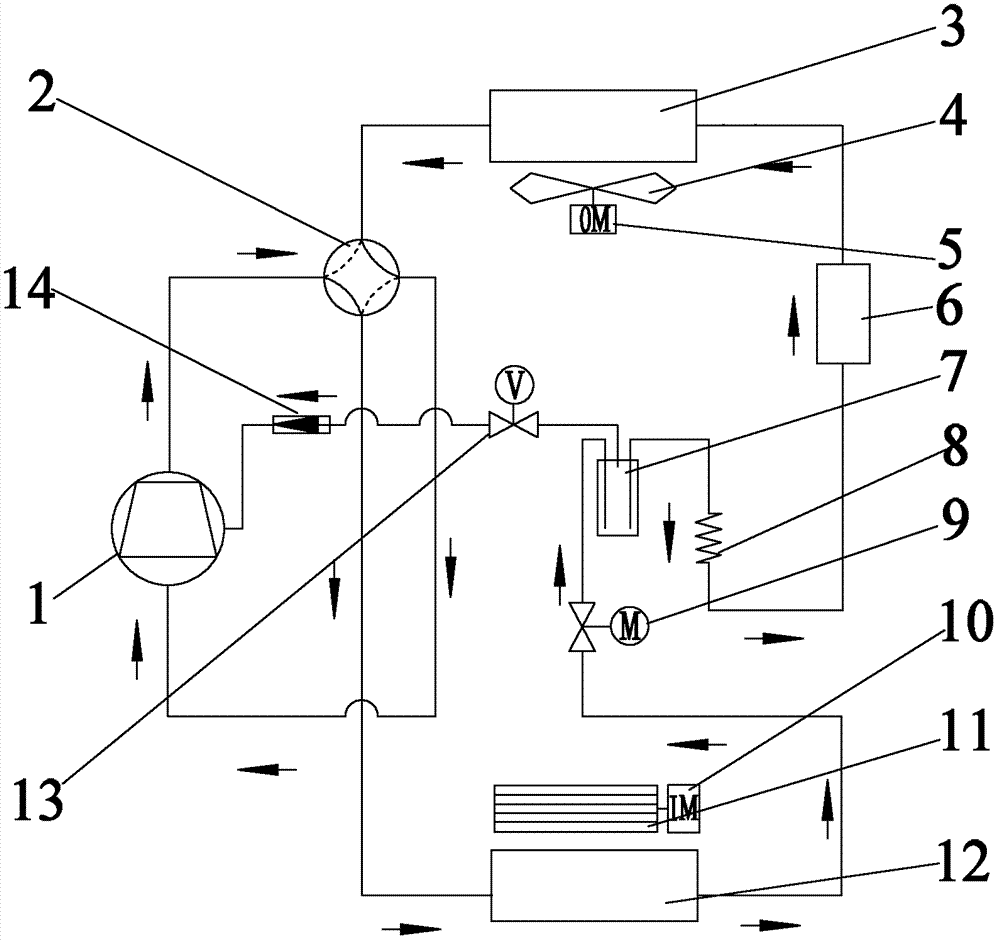 Heat pump type air conditioning device