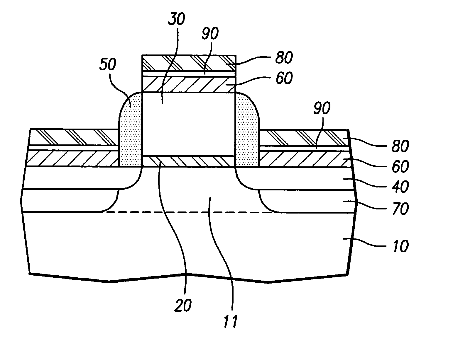 MOS transistor and manufacturing method thereof