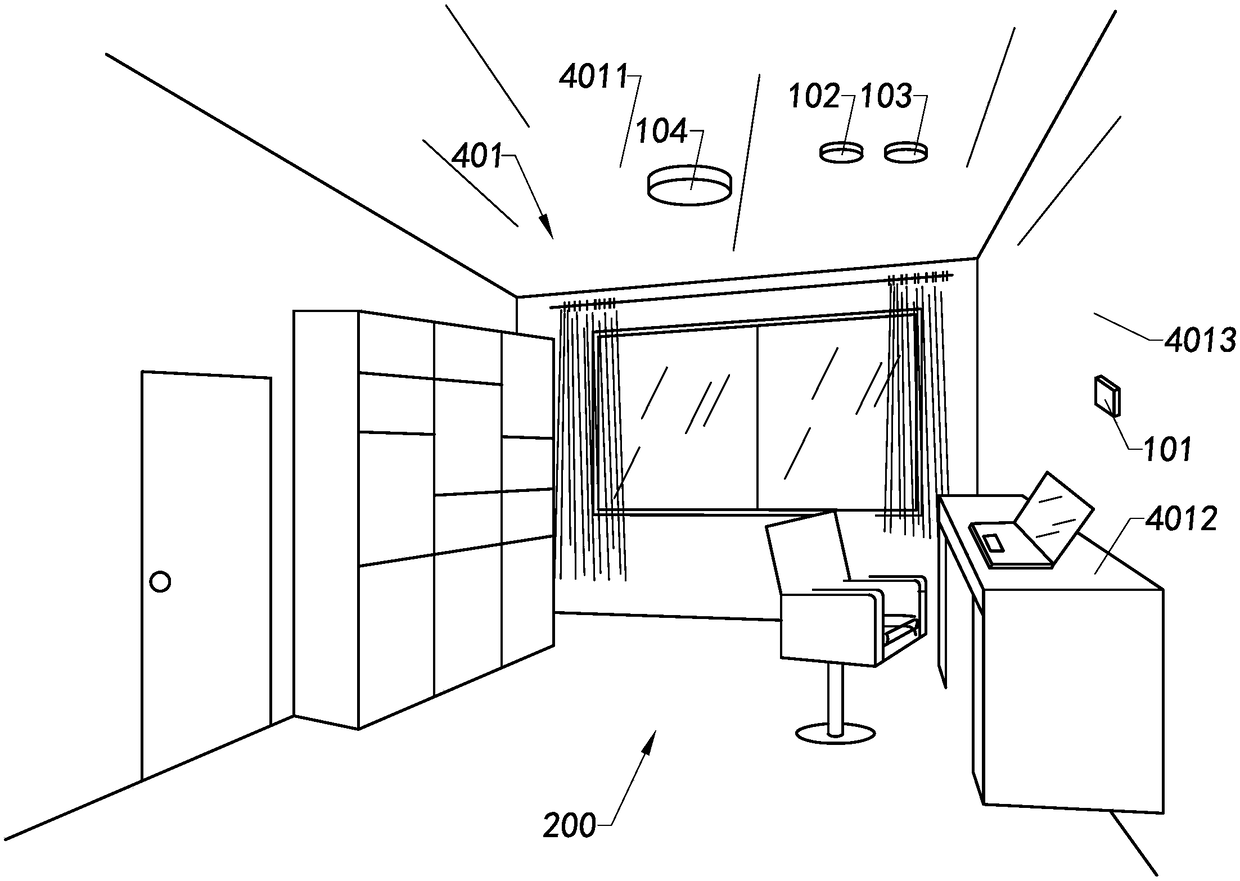 Detection system and method and wave beam emitter