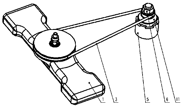 Transverse rotating fighting robot