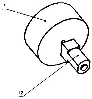 Transverse rotating fighting robot