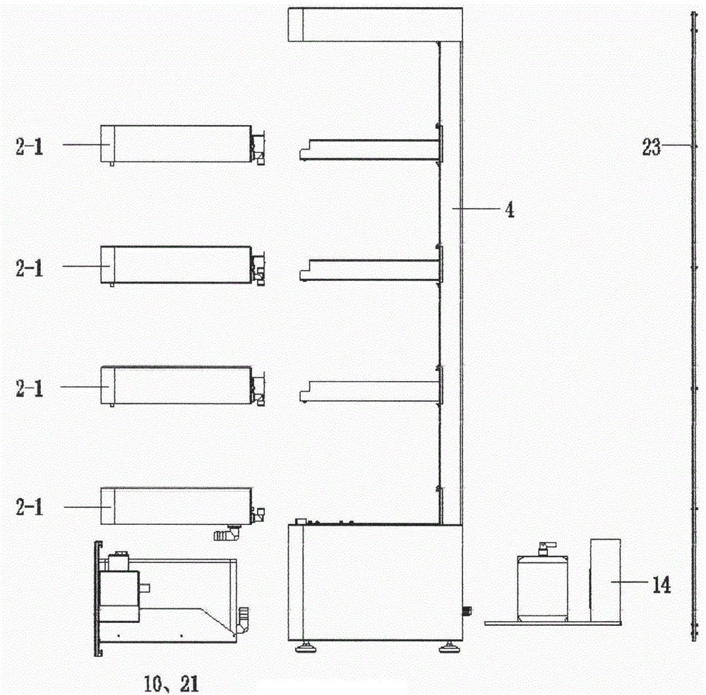 Intelligent hydroponic vegetable cultivating cabinet