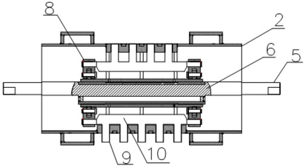 A waste tire cracking and discharging process and equipment