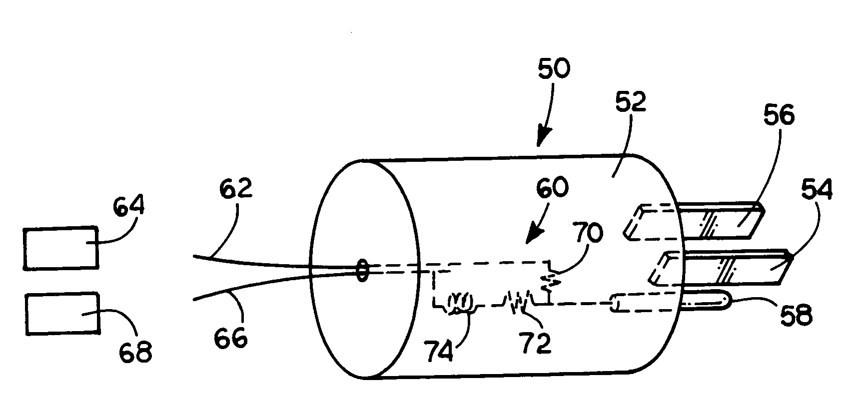 Plug and circuitry for grounding an element