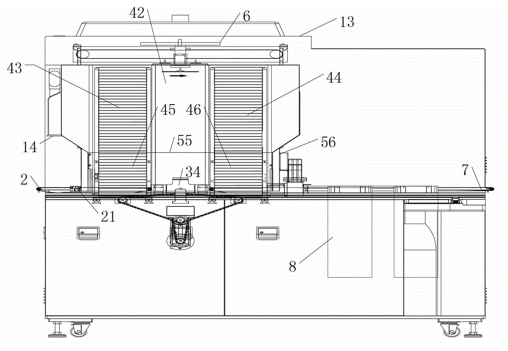 Automatic-circulation baking oven for sheet type printing material