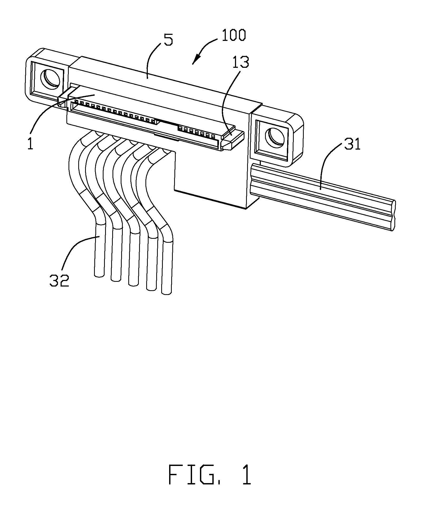 Plug connector with improved cable arrangement and convenient assembly