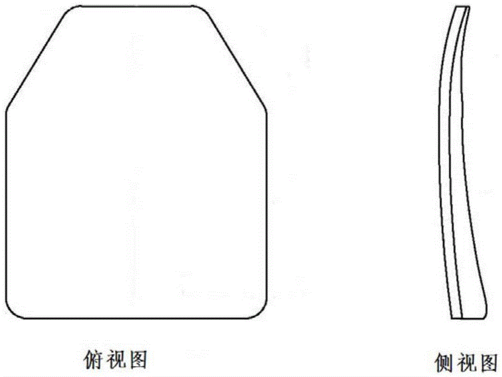 Boron carbide/silicon carbide ceramic entire board and preparation method and application thereof