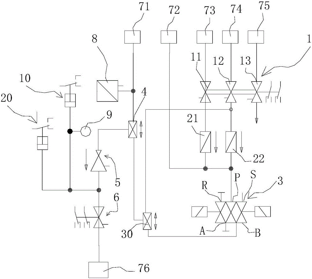 Parking brake control unit with remote relieving function