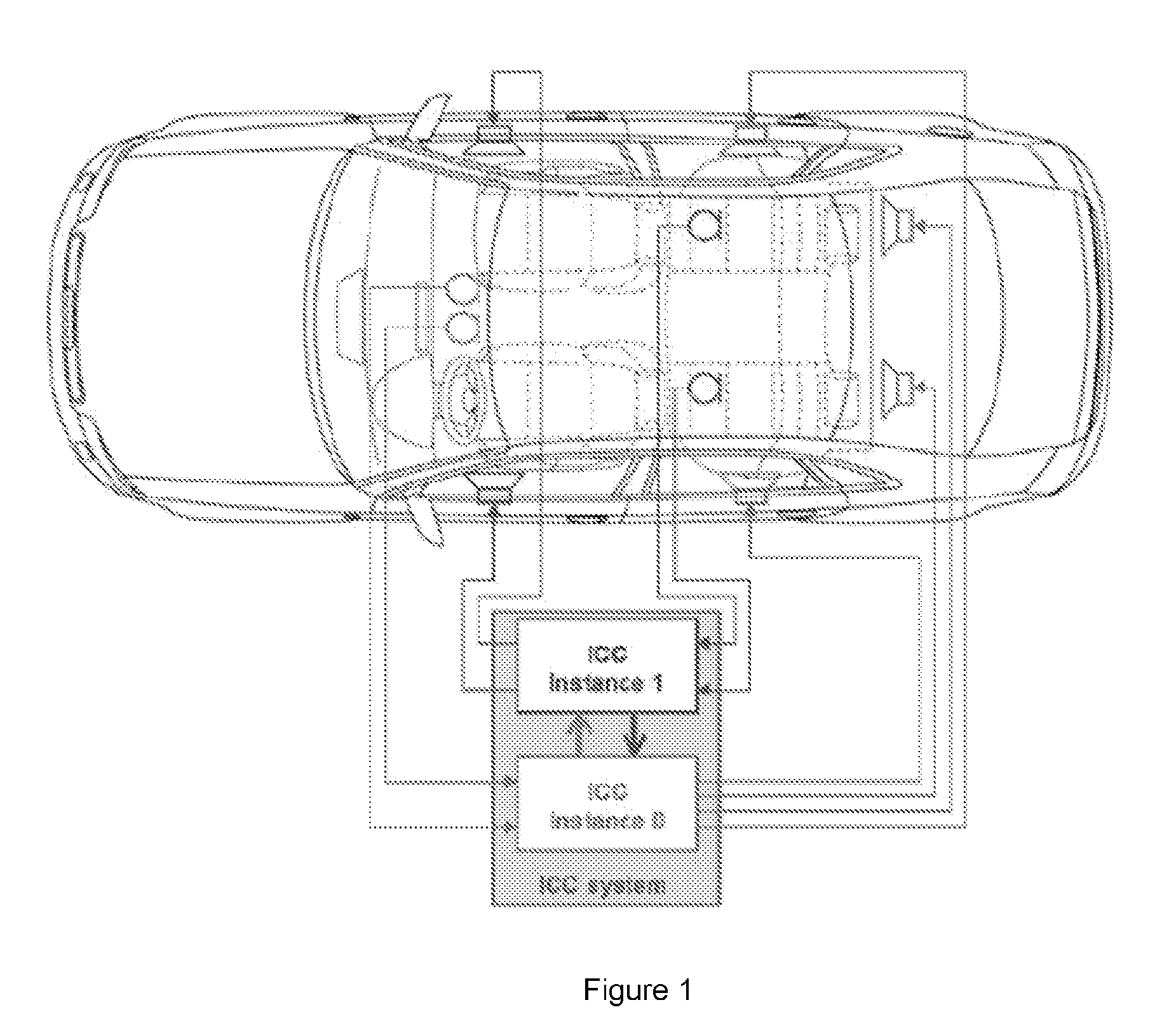 Noise dependent signal processing for in-car communication systems with multiple acoustic zones