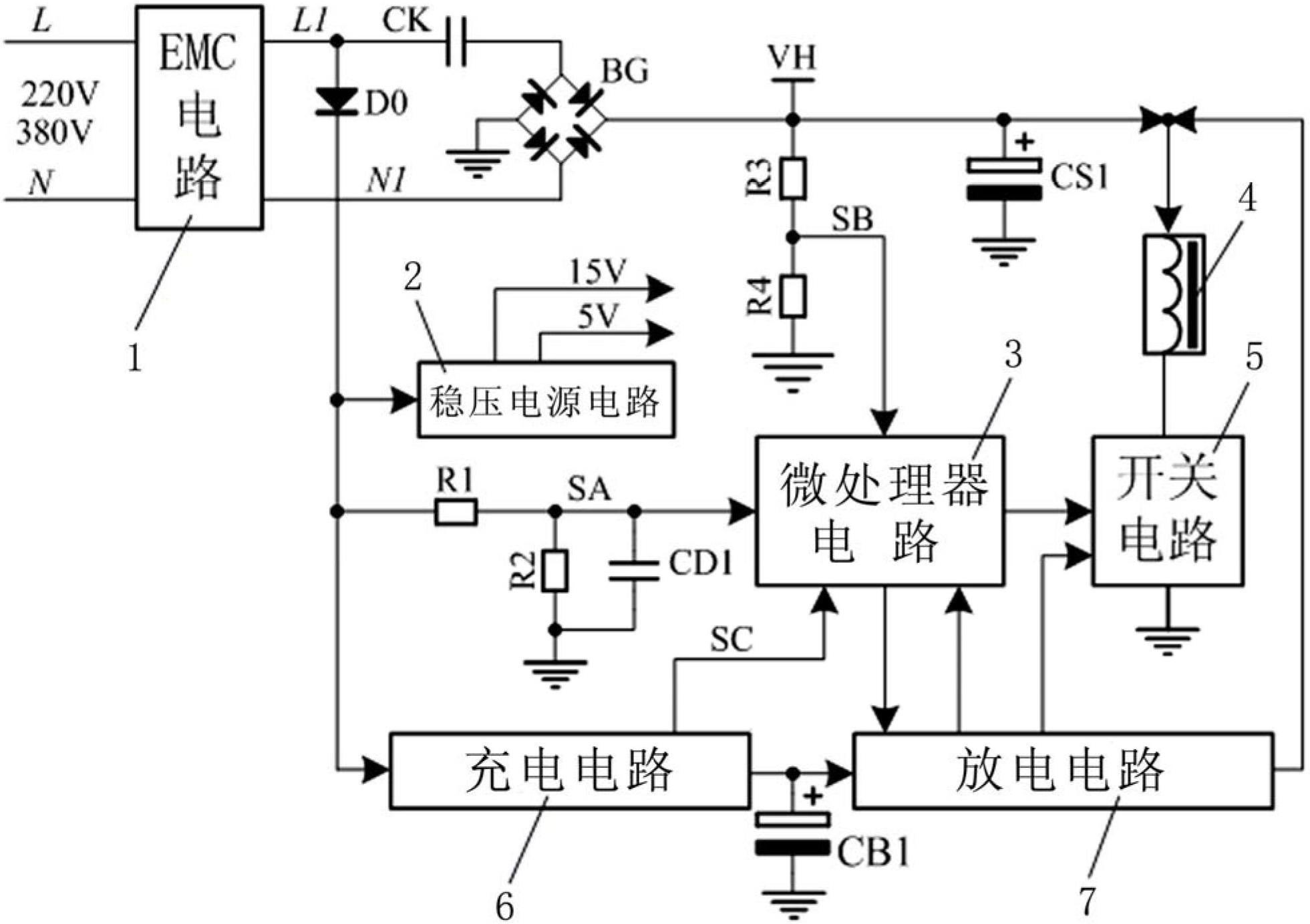 Zero-voltage delay release