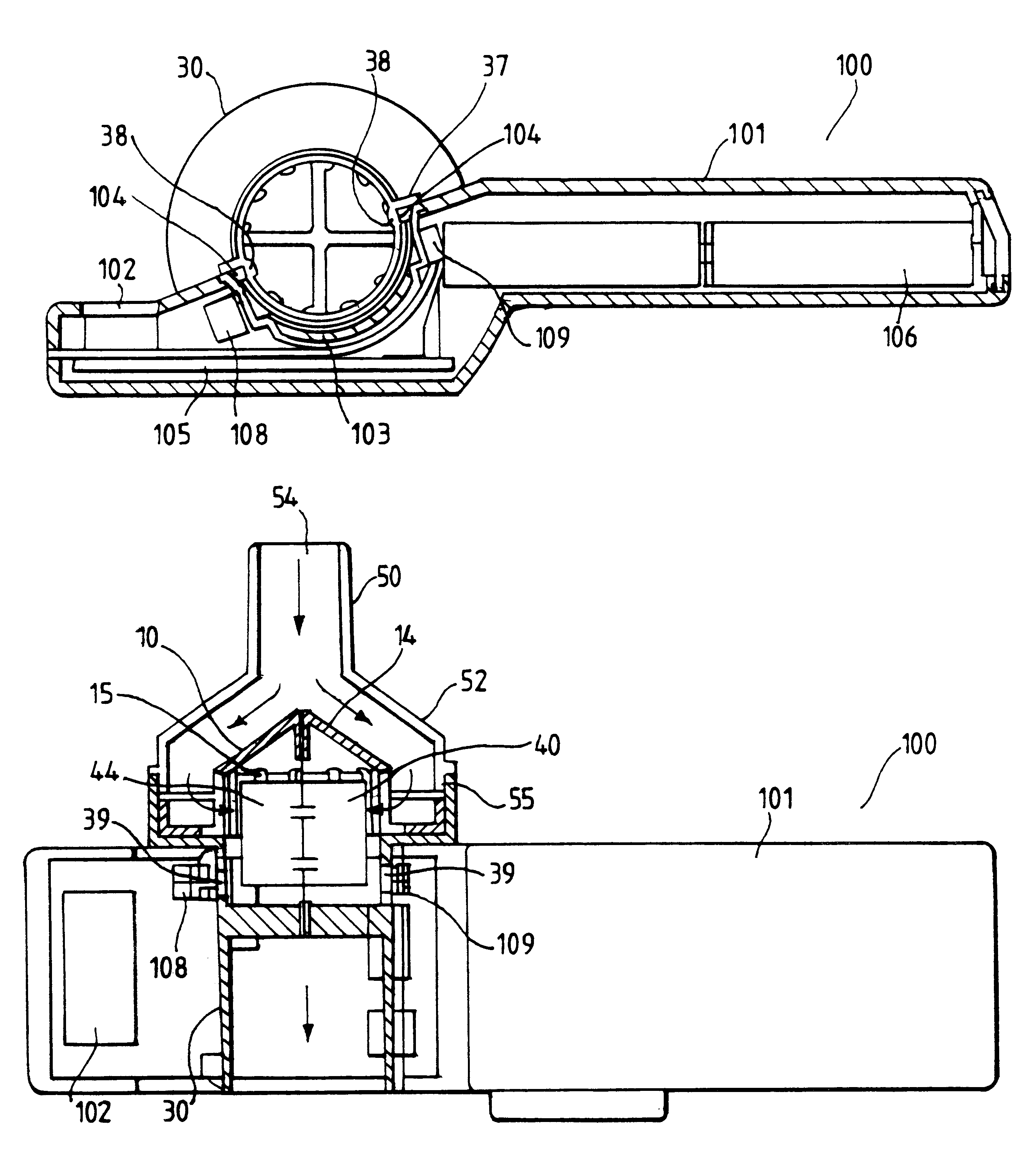 Peak flow meter