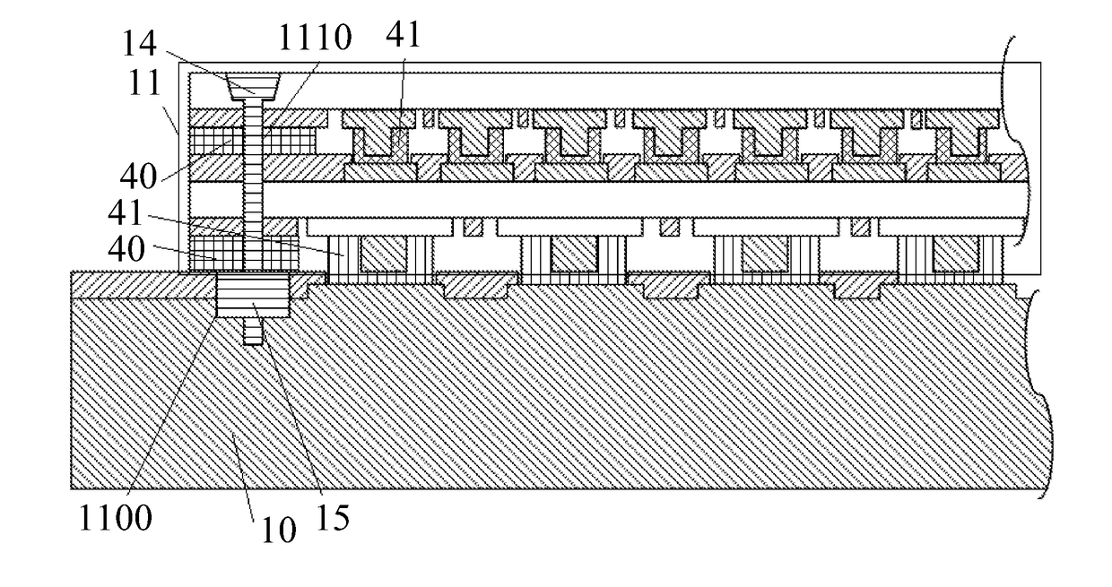 Stack type test interface board assembly and method for manufacturing the same