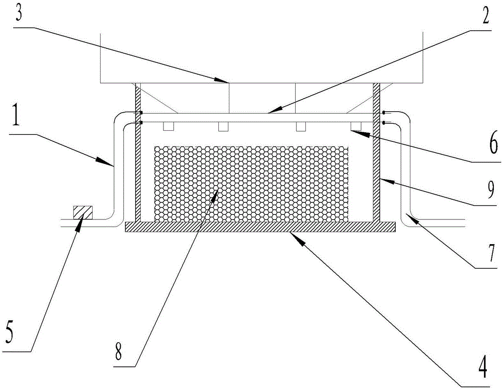 Timely cooling device for prebaked green anode block