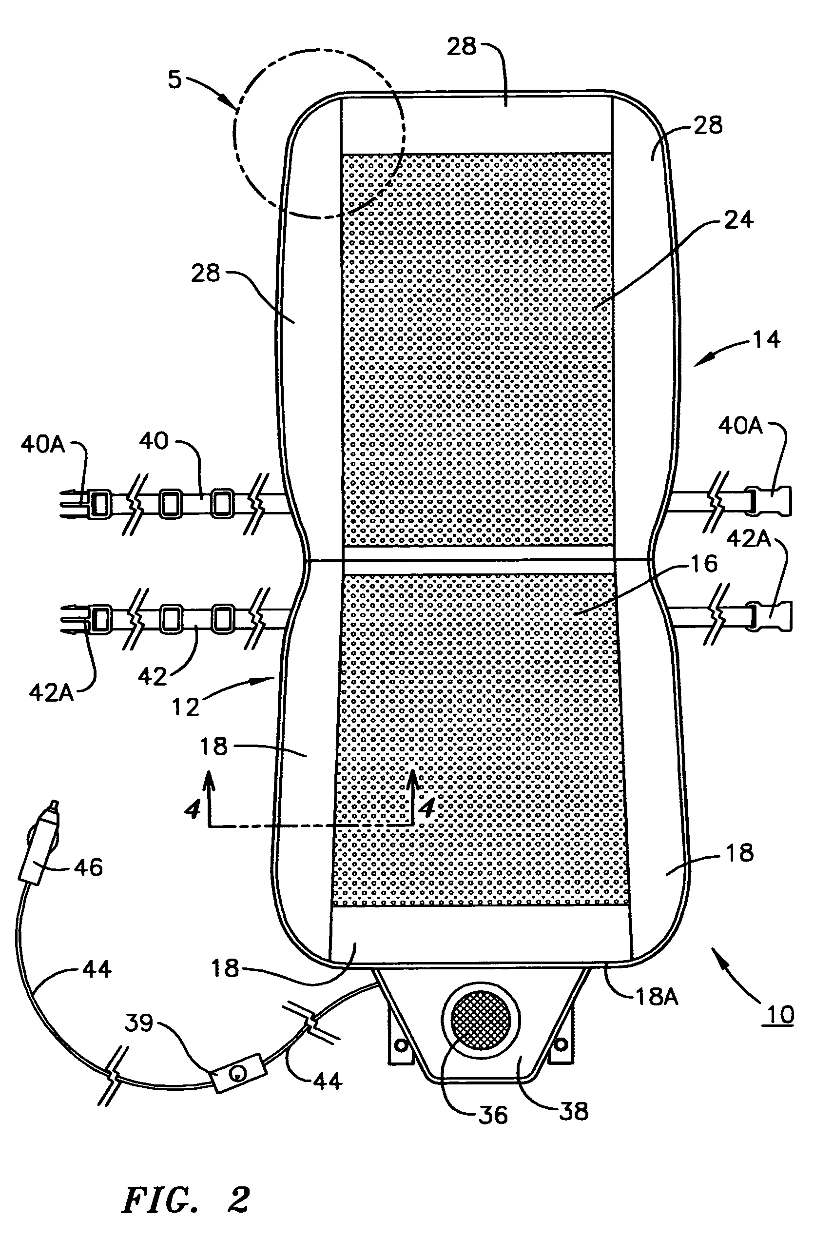 Portable seat cooler