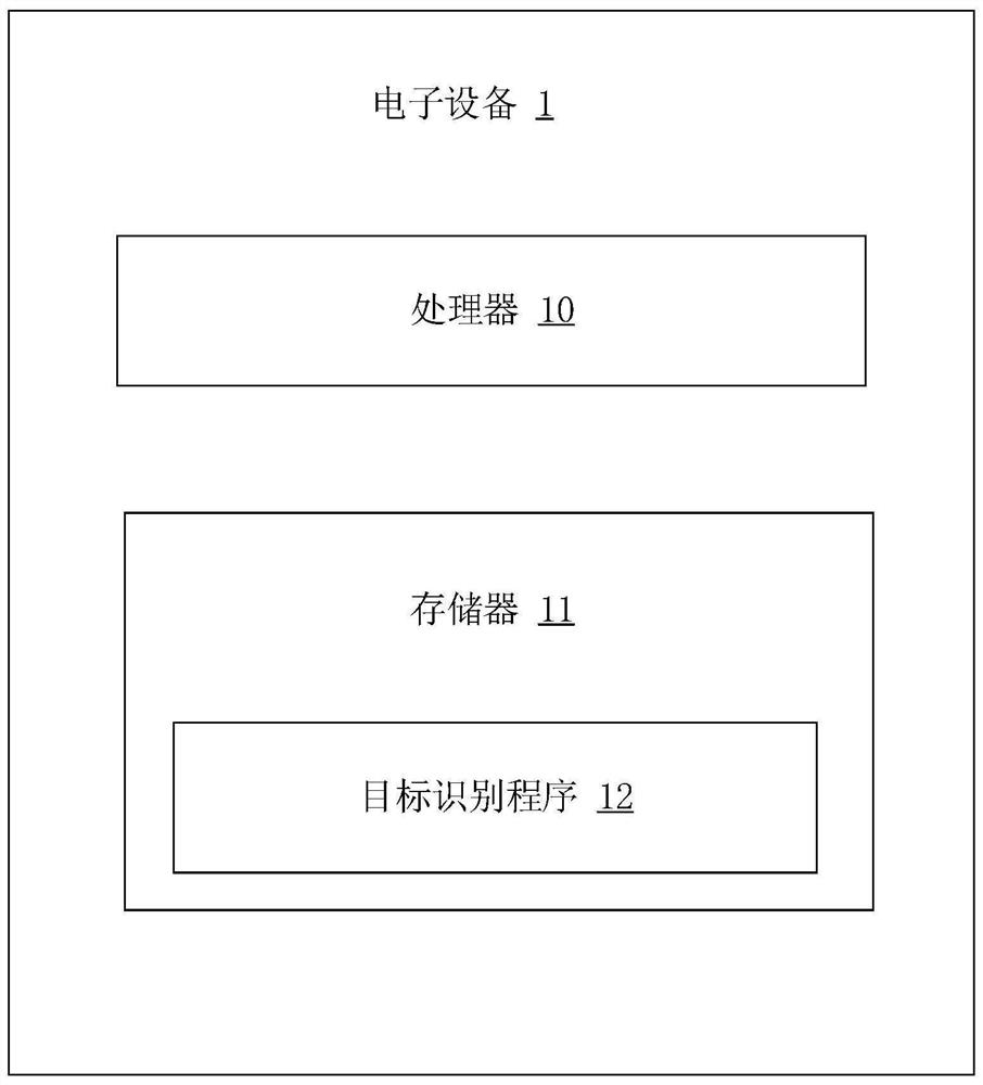 Target recognition method and device and computer readable storage medium