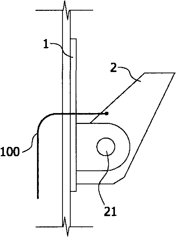 Movable deck supporting device