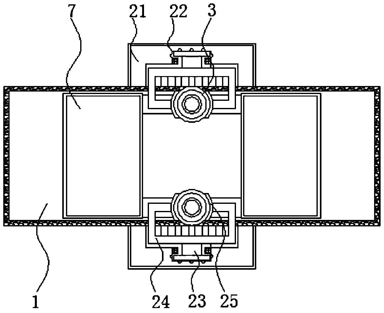 Even lubricating device for mechanical automation spinning