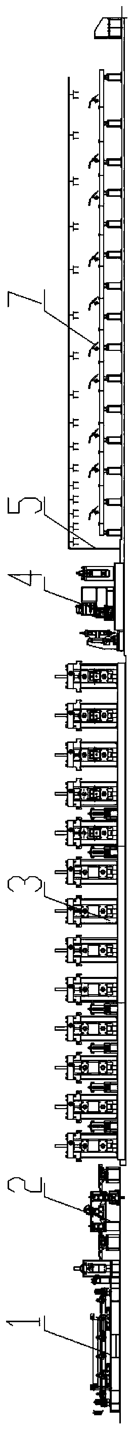 The connection method of continuous hot bending forming and closed welding process