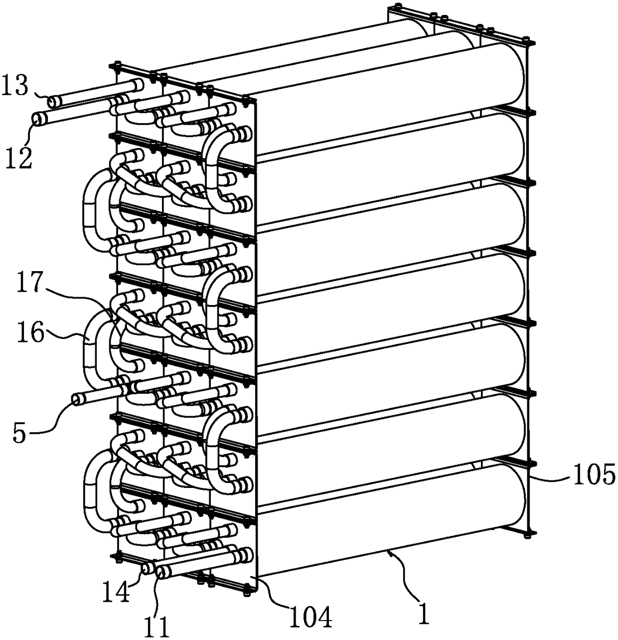 A casing condenser