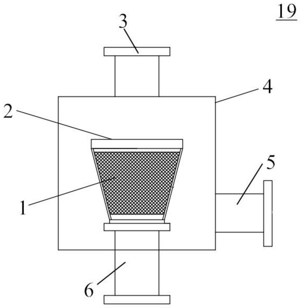 Gas-liquid reaction device as well as use method and application thereof