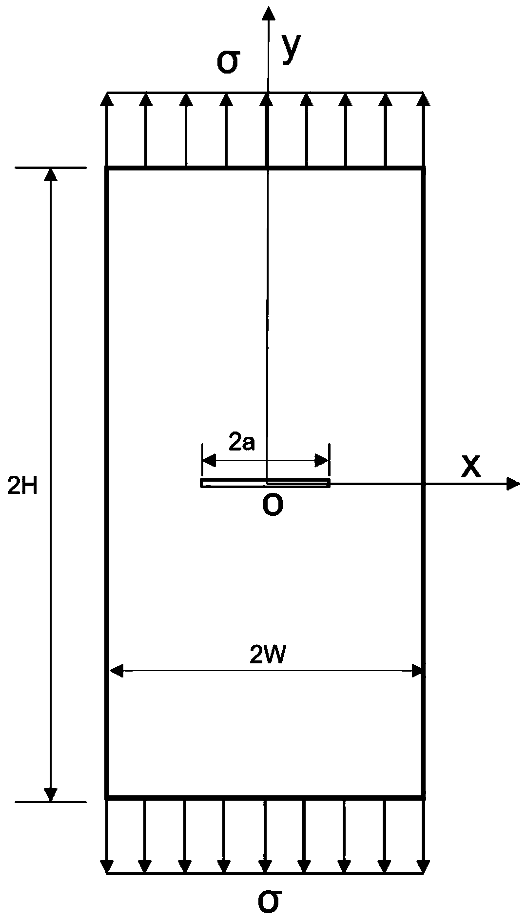 Engineering structure crack problem solving method and device