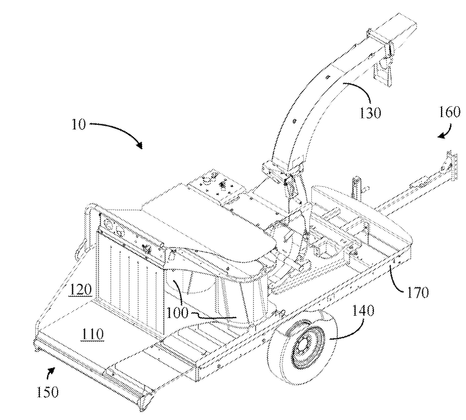 Brush chipper with improved feed rollers