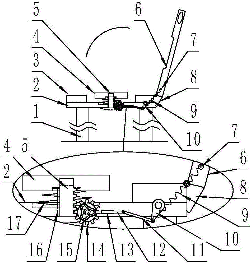 Tension spring type public seat