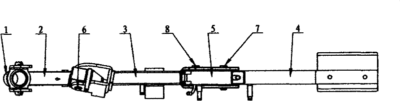 Foldable frame of foldable bicycle