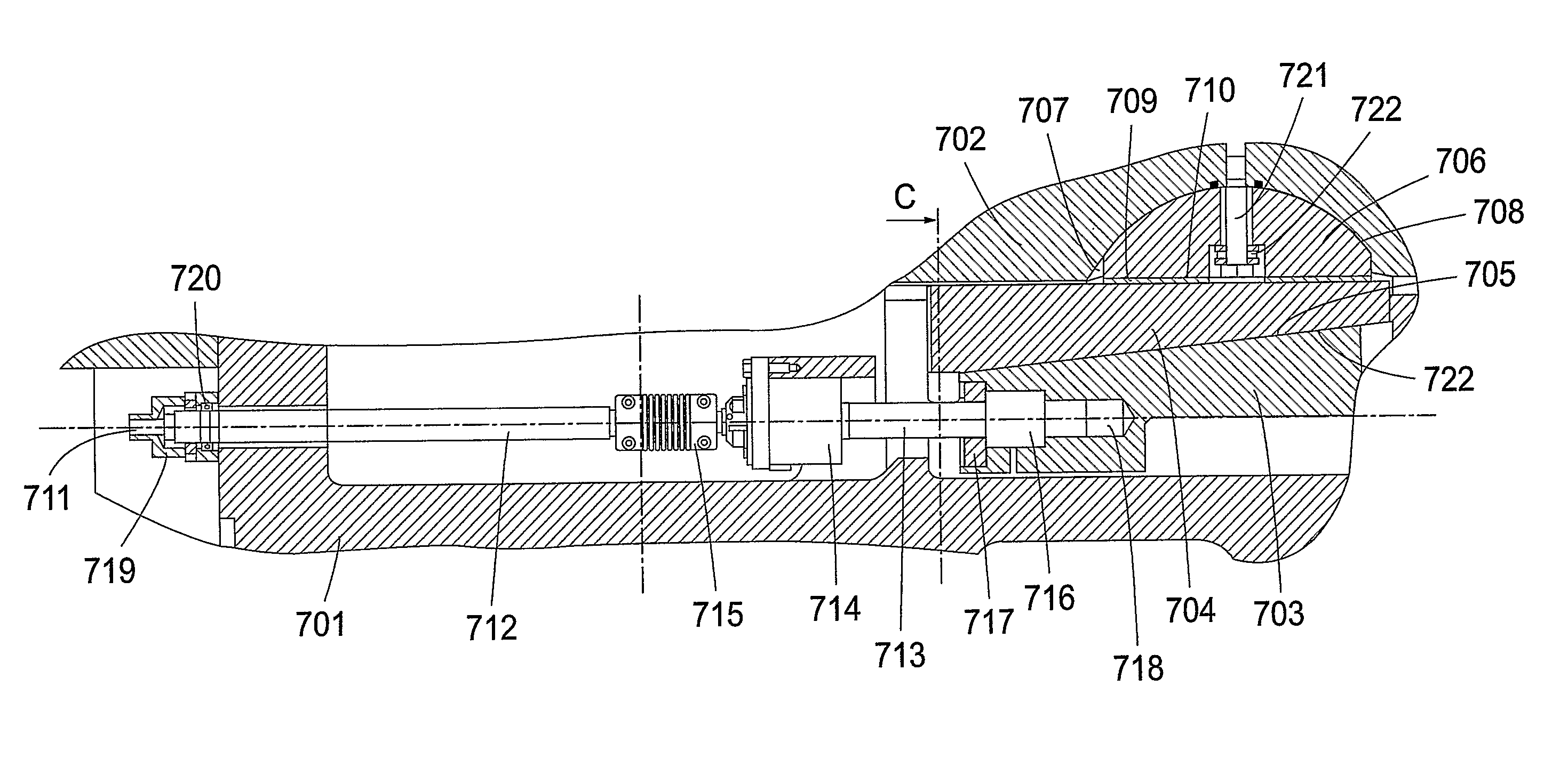 Device for Aligning the Refining Disc of a Refining Apparatus