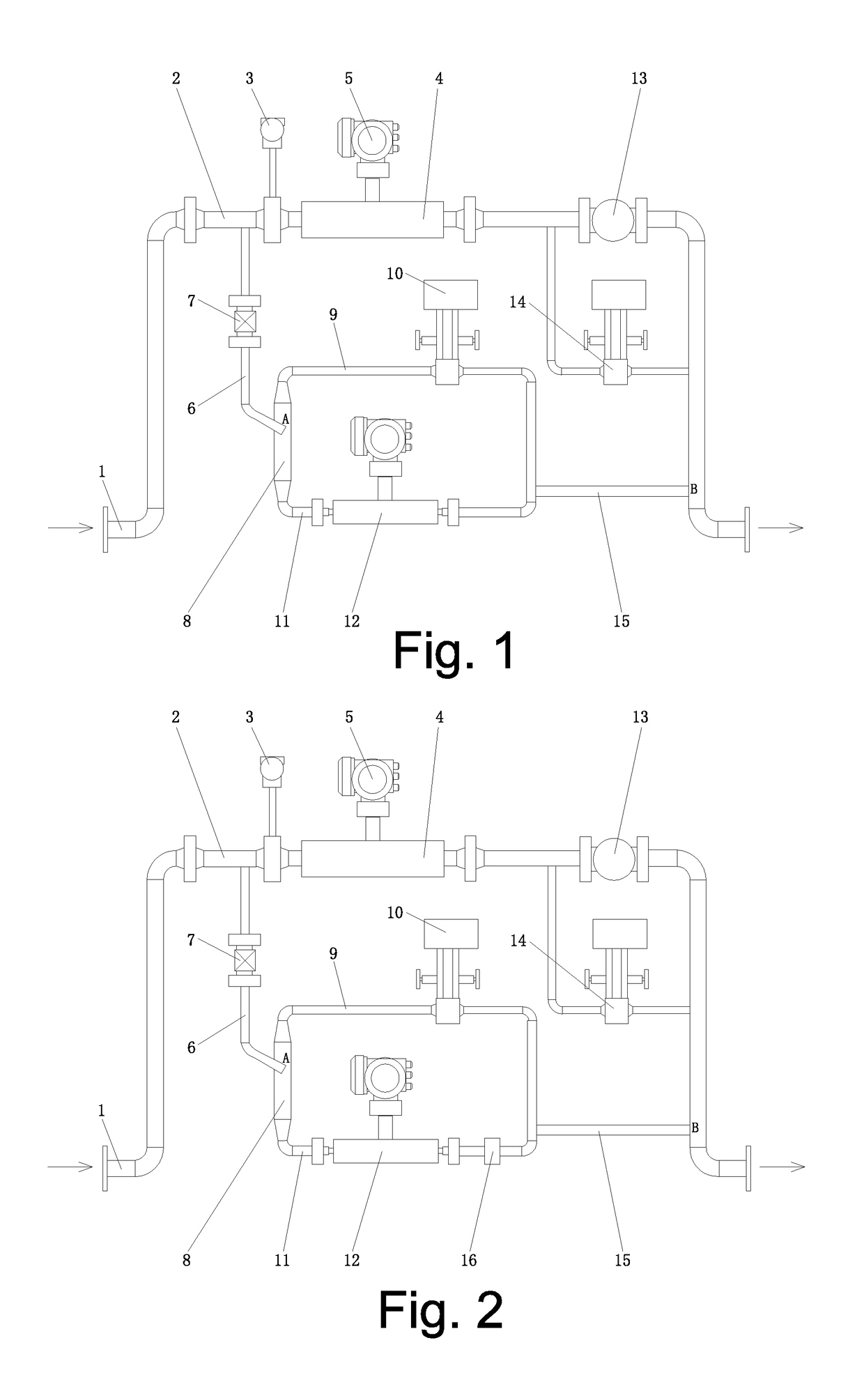 Oil-gas-water three-phase flow meter