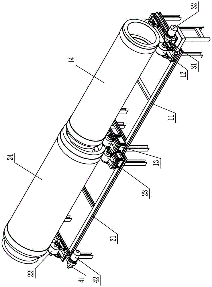 Drum type vibrating double screen