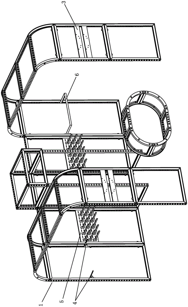 Booth combined frame