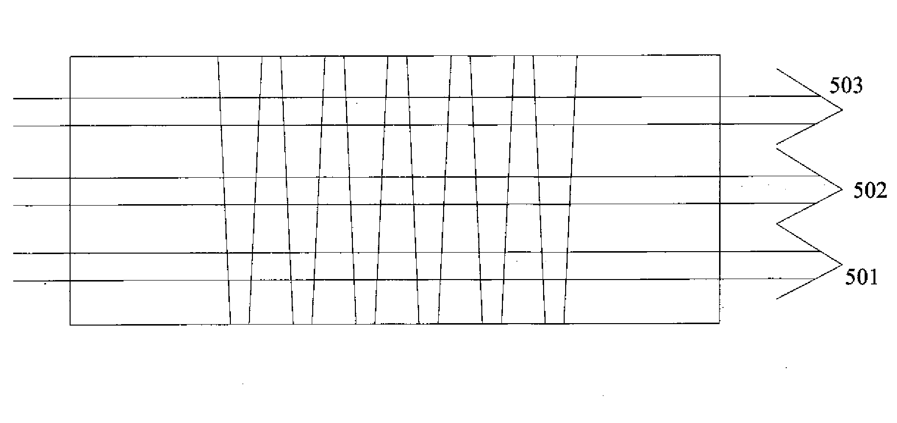 Mobile charge induced periodic poling and device