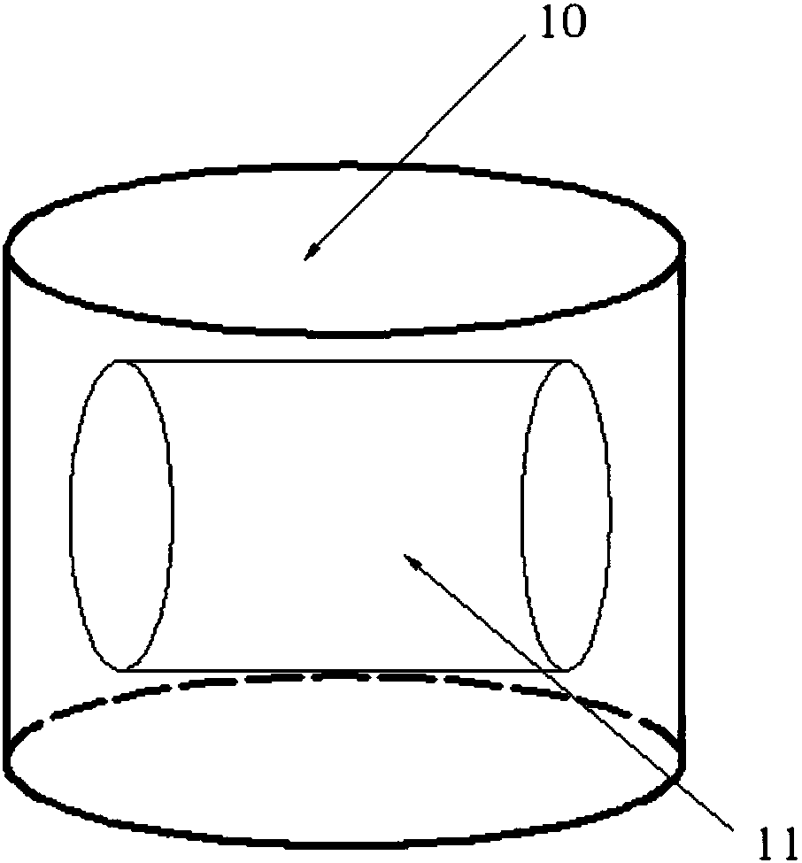 Apparatus and method for testing the anisotropy of permeability of asphalt mixture with large voids